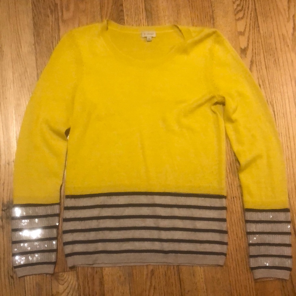 Cremieux Yellow Sweater